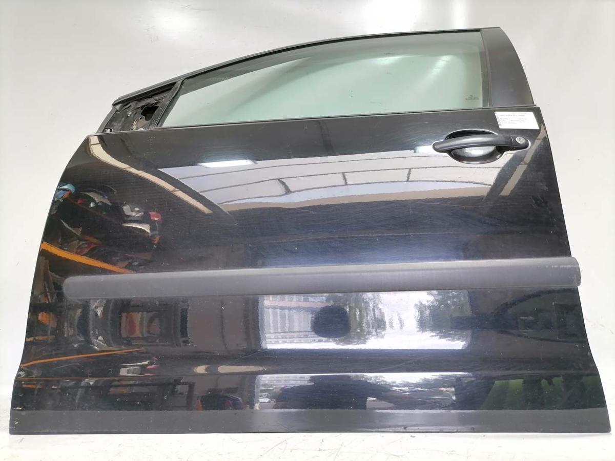 VW Polo 9N1 original Tür vorn links L041 Brillantschwarz 5-Türer Bj.2004